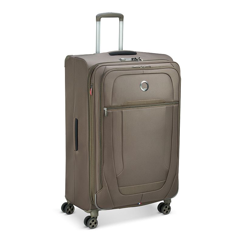 Delsey Helium DLX Softside Expandable Spinner Luggage, Brown, 29 INCH