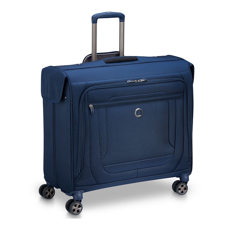 Delsey Helium DLX Softside Garment Spinner Luggage, Blue, GARMNT BAG