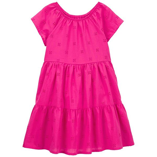 Girls 4-14 Carter's Eyelet Tiered Dress