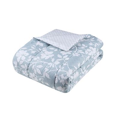 Madison Park Essentials Trellis Floral Reversible Comforter Set