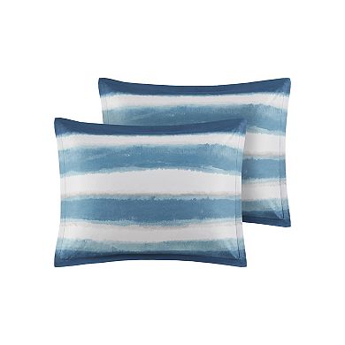 Madison Park Essentials Watercolor Stripe Comforter Set