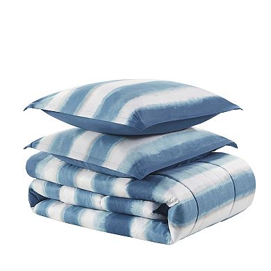 Madison Park Essentials Watercolor Stripe Comforter Set