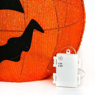 National Tree Company LED 3D Lit-Up Ghost on Pumpkin