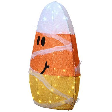 National Tree Company Candy Corn Mummy Halloween Decoration