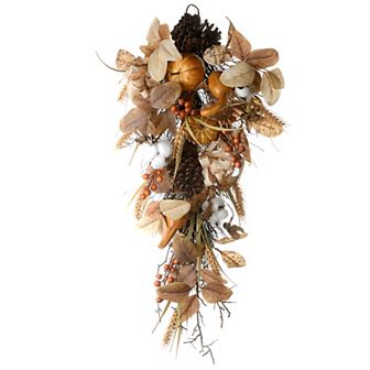 National Tree Company Autumn Pinenut Teardrop