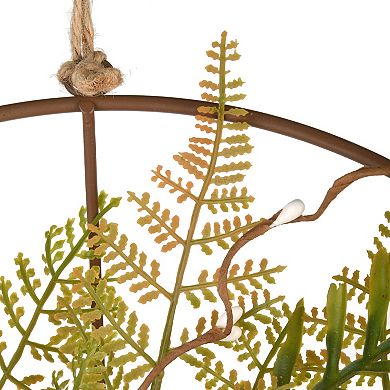 National Tree Company Harvest Flower Circular Decoration