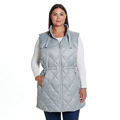 Plus Sleeveless Puffer Vest