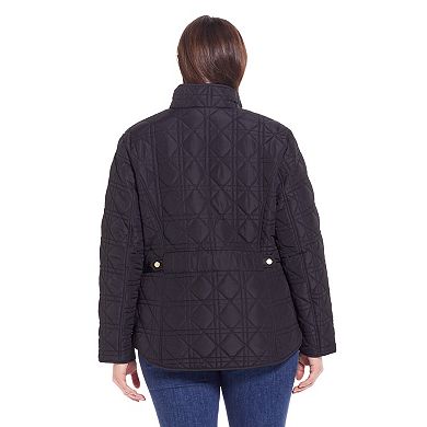 Plus Size Weathercast Modern Quilted Barn Jacket
