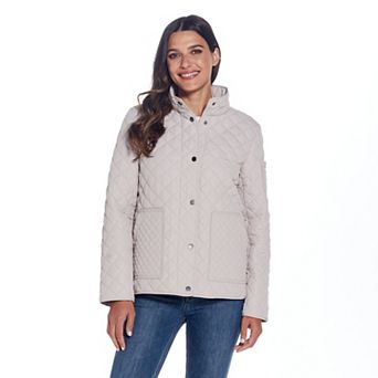 Women's Weathercast Mixed Diamond Quilted Modern Barn Jacket
