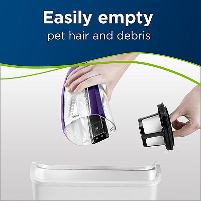 12 bissell pet hair eraser lithium ion vacuum cleaner motors - outlet model 2390