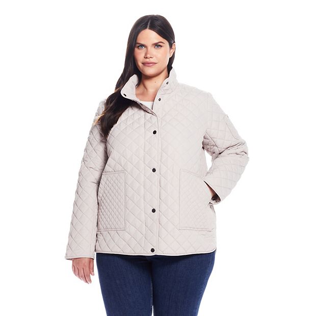 Plus size quilted barn jacket hotsell