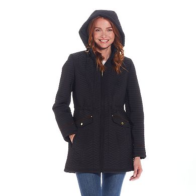 Women's Weathercast Quilted Walker with Faux Suede Details