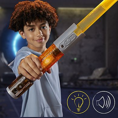 Star Wars Lightsaber Forge Kyber Core Jedi Knight Yord Fandar Electronic Lightsaber by Hasbro