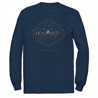 Big & Tall Harry Potter Hogwarts Legacy Ticket Long Sleeve Graphic Tee
