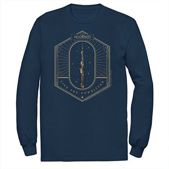 Big & Tall Harry Potter Hogwarts Magic Wand Long Sleeve Graphic Tee