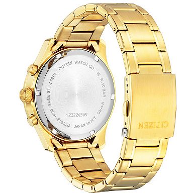Citizen Men's Goldtone Stainless Steel Chronograph Watch - AN8192-56P