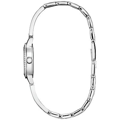 Citizen Women's Crystal Accent Stainless Steel Bangle Watch