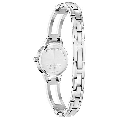 Citizen Women's Crystal Accent Stainless Steel Bangle Watch - EZ7011-88A
