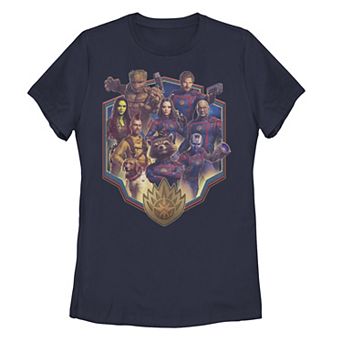 Juniors' Guardians of the Galaxy Family Group Badge Graphic Tee