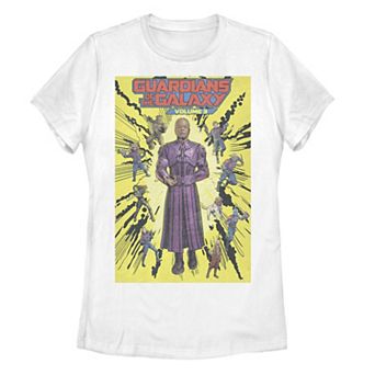 Juniors' Guardians of the Galaxy Vol.3 Comic Cover Graphic Tee