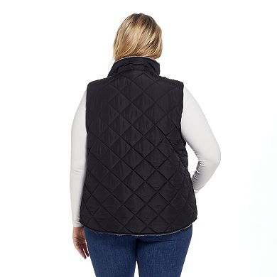 Plus Size Weathercast Midweight Reversible Vest