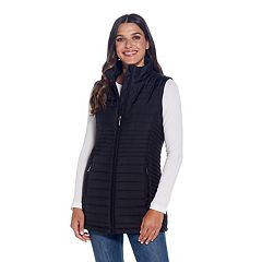 Linen-blend Button Front Vest