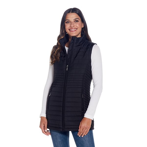 Women's Weathercast Channel Quilted Longline Vest