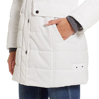 Women's Weathercast Faux-Fur Trim Hooded Parka Coat