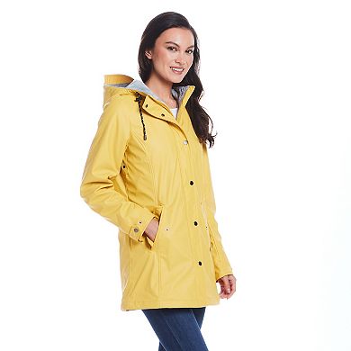 Women's Weathercast Hooded Midweight Rain Jacket