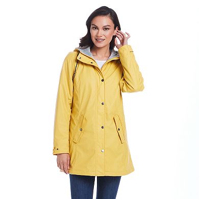 Women's Weathercast Hooded Midweight Rain Jacket