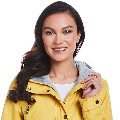 Women's Weathercast Hooded Midweight Rain Jacket