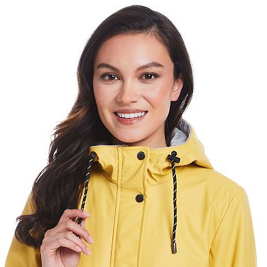 Women's Weathercast Hooded Midweight Rain Jacket
