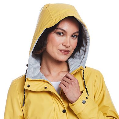 Women's Weathercast Hooded Midweight Rain Jacket