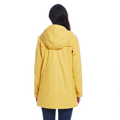 Women's Weathercast Hooded Midweight Rain Jacket