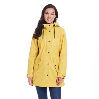 Women's Weathercast Hooded Midweight Rain Jacket