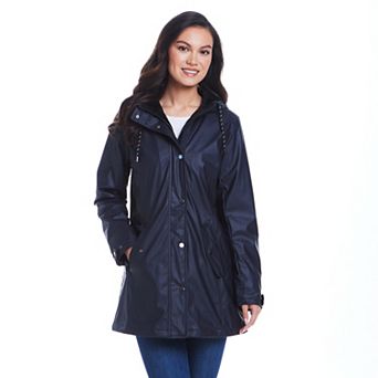 Women's Weathercast Hooded Midweight Rain Jacket