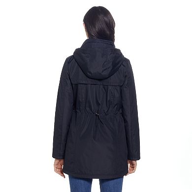 Women's Weathercast Hooded Bonded Rain Jacket