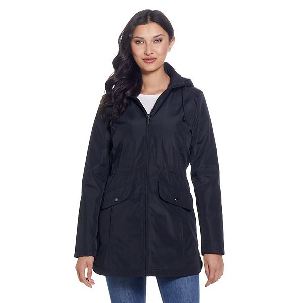 Women's Weathercast Hooded Bonded Rain Jacket