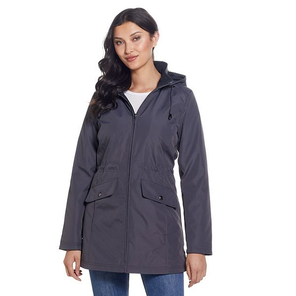 Women's Weathercast Hooded Bonded Rain Jacket