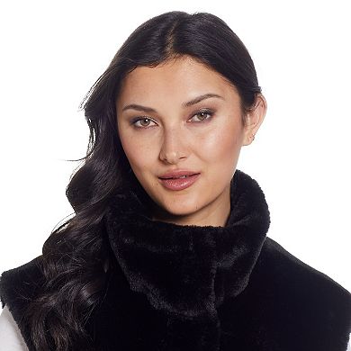 Women's Weathercast Cinched Faux Fur Vest