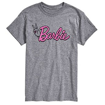 Big & Tall Barbie® Leopard Logo Graphic Tee
