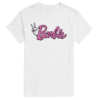 Big & Tall Barbie® Leopard Logo Graphic Tee
