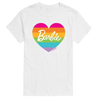 Big & Tall Barbie® Pride Rainbow Graphic Tee
