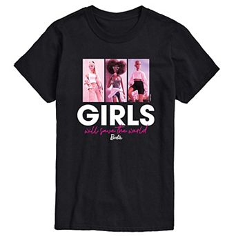 Big & Tall Barbie® Girls Will Save The World Graphic Tee