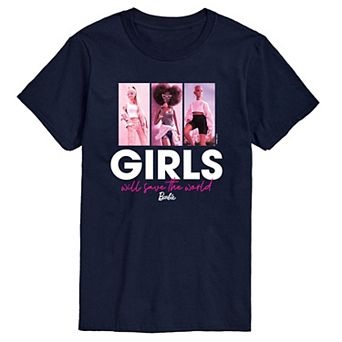 Big & Tall Barbie® Girls Will Save The World Graphic Tee