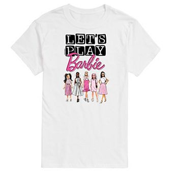 Big & Tall Barbie® Let's Play Barbie Graphic Tee