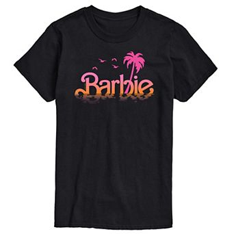 Big & Tall Barbie® Logo Water Reflection Graphic Tee