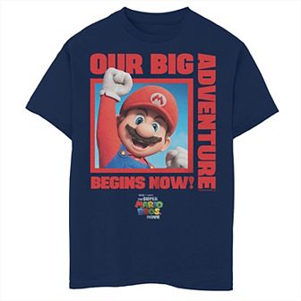 Boys 8-20 Nintendo The Super Mario Bros Movie Red Mario Husky Tee