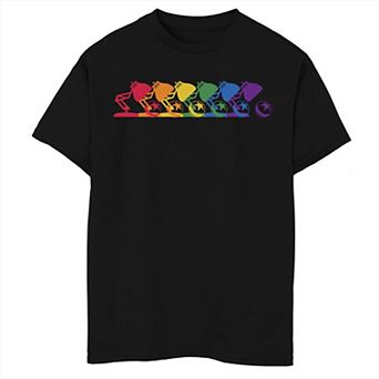 Disney / Pixar's Repeating Rainbow Pixar Logo Boys Graphic Tee