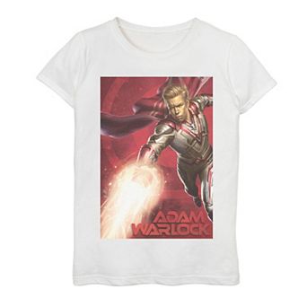 Girls 7-16 Guardians Of The Galaxy Vol. 3 Adam Warlock Poster Graphic Tee